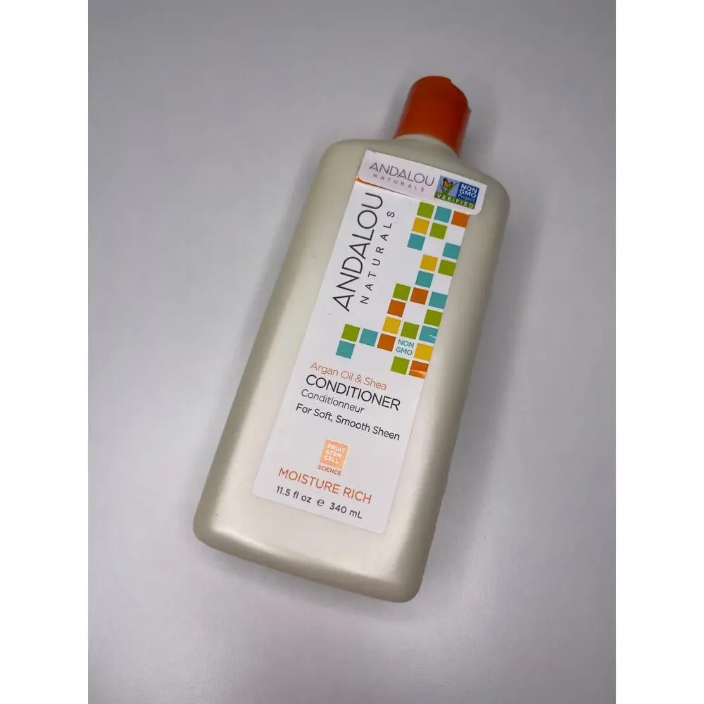 Andalou Naturals Argan Oil & Shea Moisture Rich Conditioner, 11.5oz New & Unused